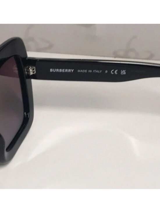 New Authentic Burberry BE4284 37588H Sunglasses – Black Frame / Violet Gradient main image 10